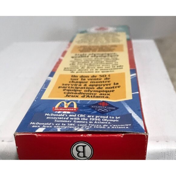 MCDONALD'S 1996 ATLANTA OLYMPIC WATCH LIMITED-EDITION Original Box Canada - Picture 8 of 8